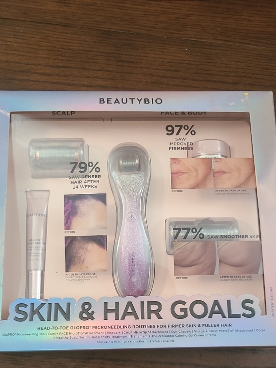 Beautybio Other - BEAUTYBIO Skin & Hair Goals Glopro Microneedling Kit - Iridescent